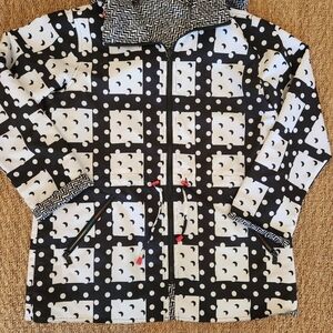 Womens reversible rain jacket